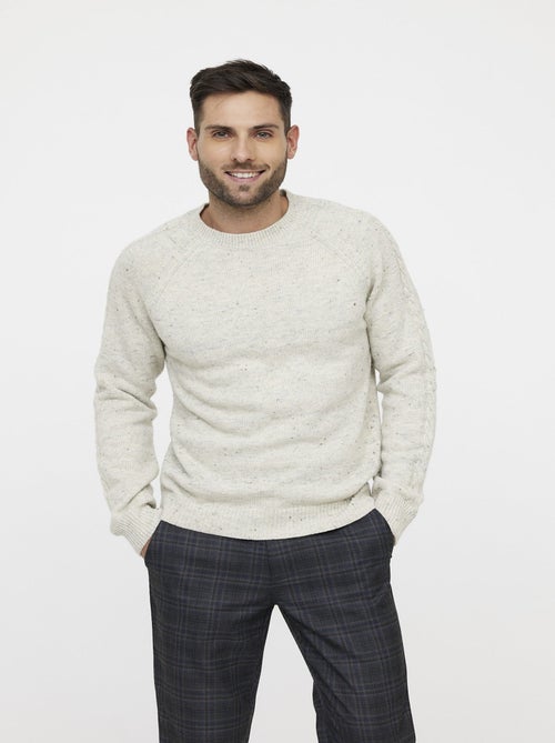Lee Cooper - Pull CAMBO Ivory - Kiabi