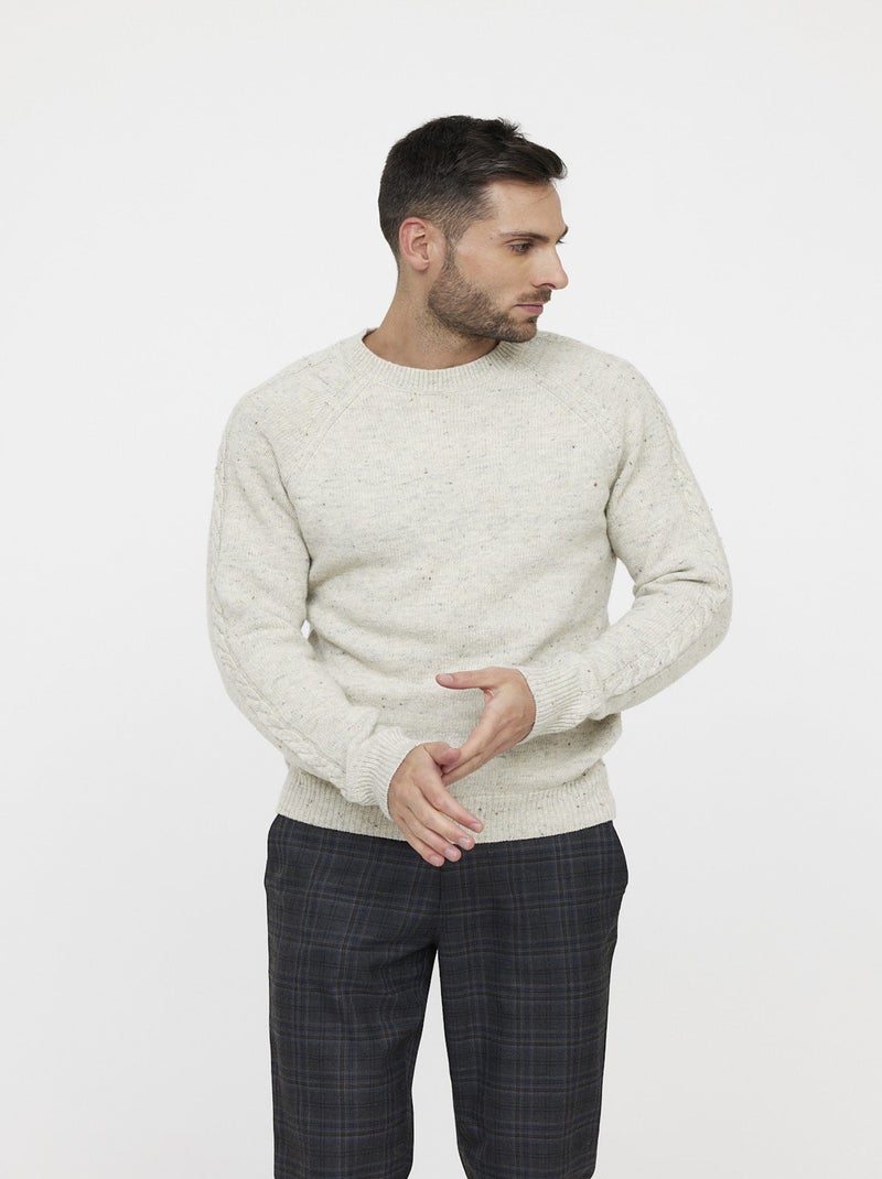 Lee Cooper - Pull CAMBO Ivory Beige - Kiabi