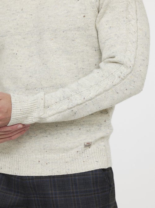 Lee Cooper - Pull CAMBO Ivory - Kiabi