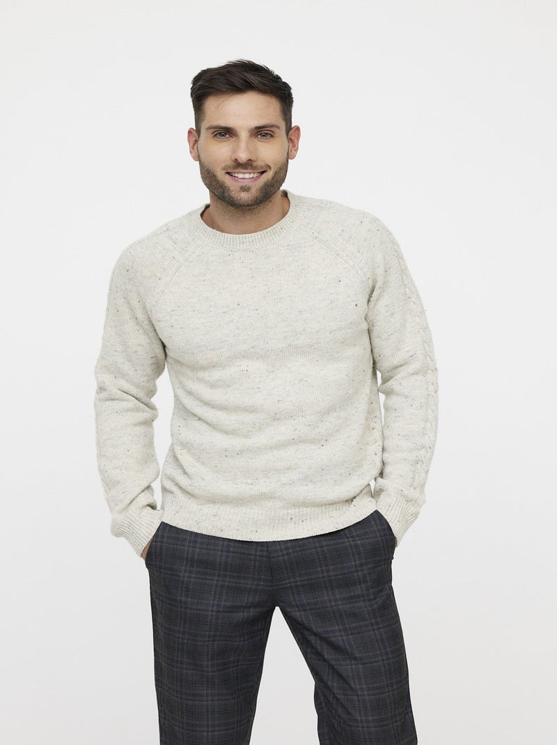 Lee Cooper - Pull CAMBO Ivory Ivoire - Kiabi