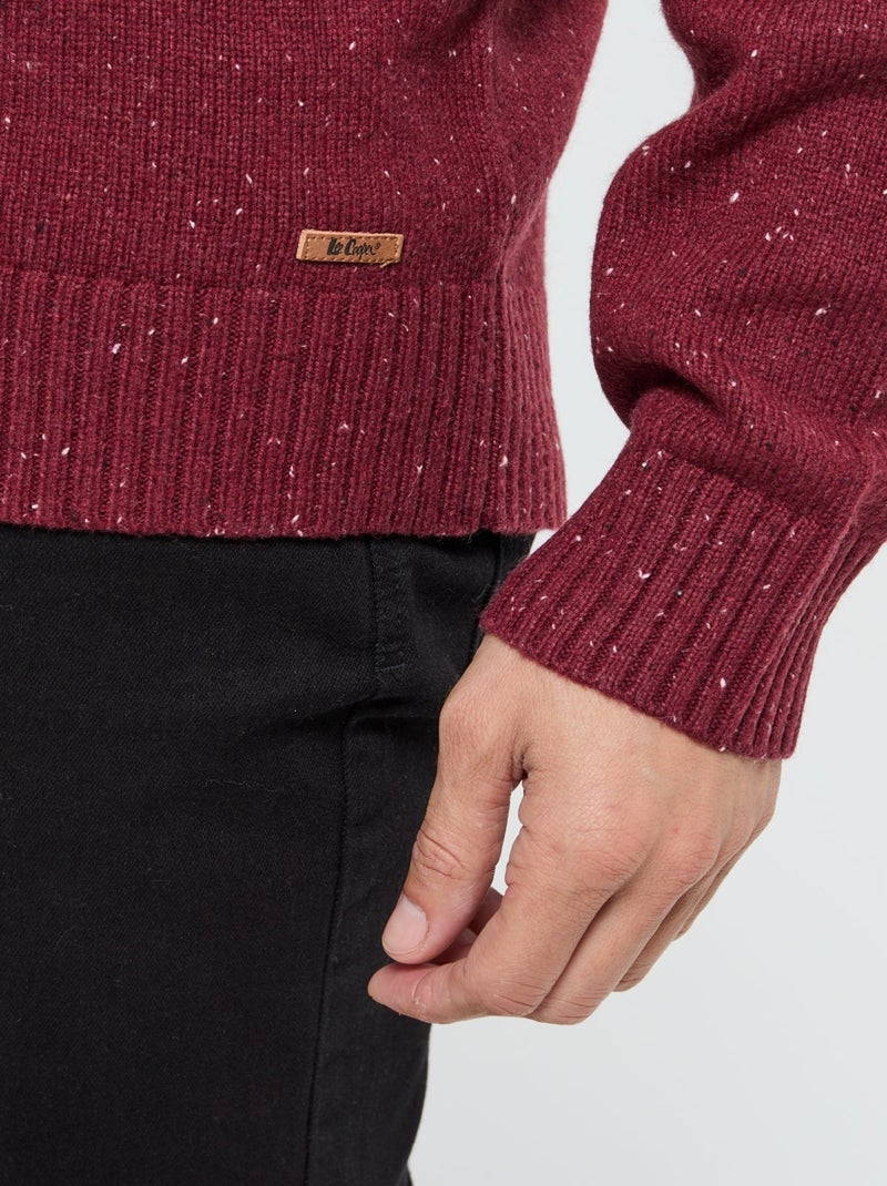 Lee Cooper - Pull Camboya Bordeaux - Kiabi