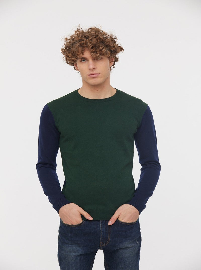 Lee Cooper - Pull CARAIS Vert Profond Vert - Kiabi