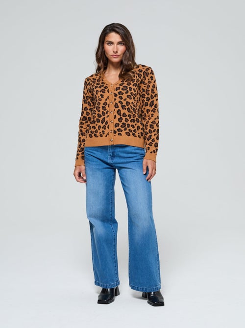 Lee Cooper - Pull Cardipar Camel - Kiabi