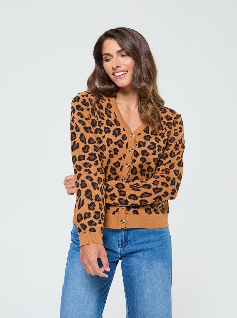 Lee Cooper - Pull Cardipar Camel Camel - Kiabi