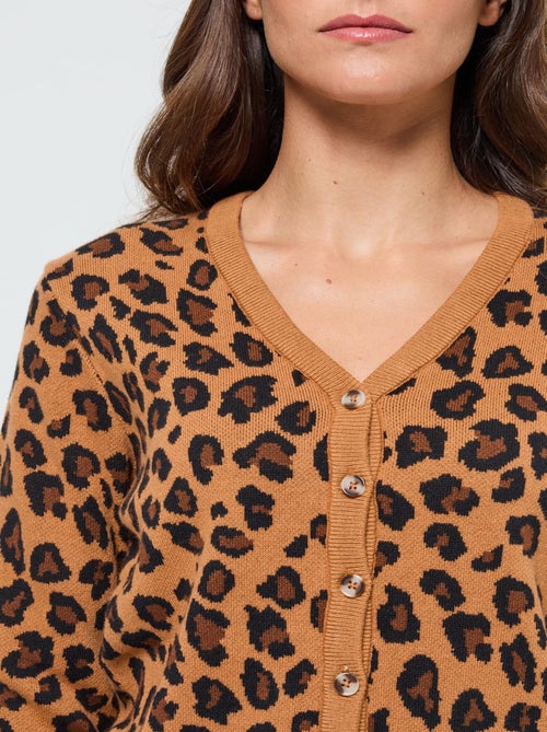 Lee Cooper - Pull Cardipar Camel - Kiabi