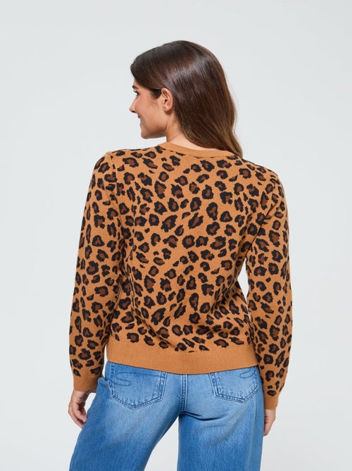 Lee Cooper - Pull Cardipar Camel - Kiabi