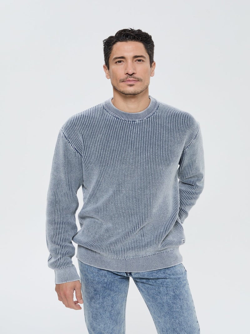 Lee Cooper - Pull Chalfrib Bleu marine - Kiabi
