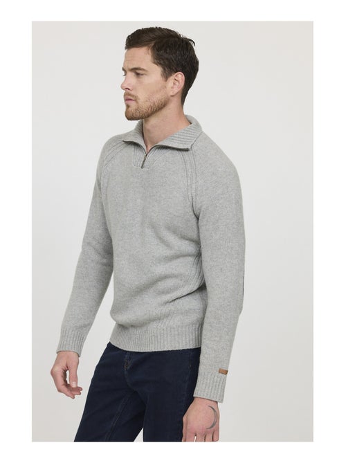 Lee Cooper - Pull CHALOK Gris chine - Kiabi