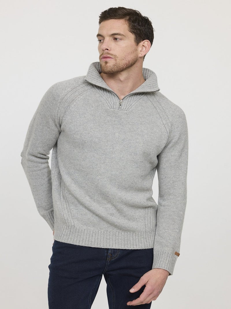 Lee Cooper - Pull CHALOK Gris chine Gris - Kiabi
