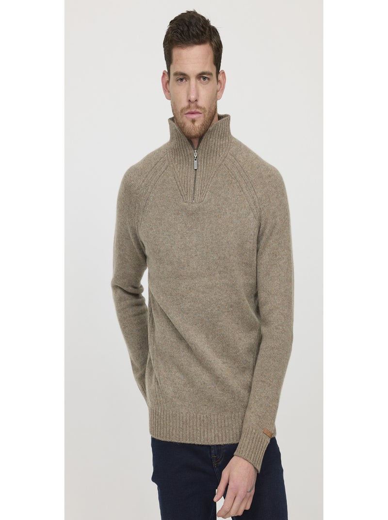 Lee Cooper - Pull CHALOK Taupe Taupe - Kiabi