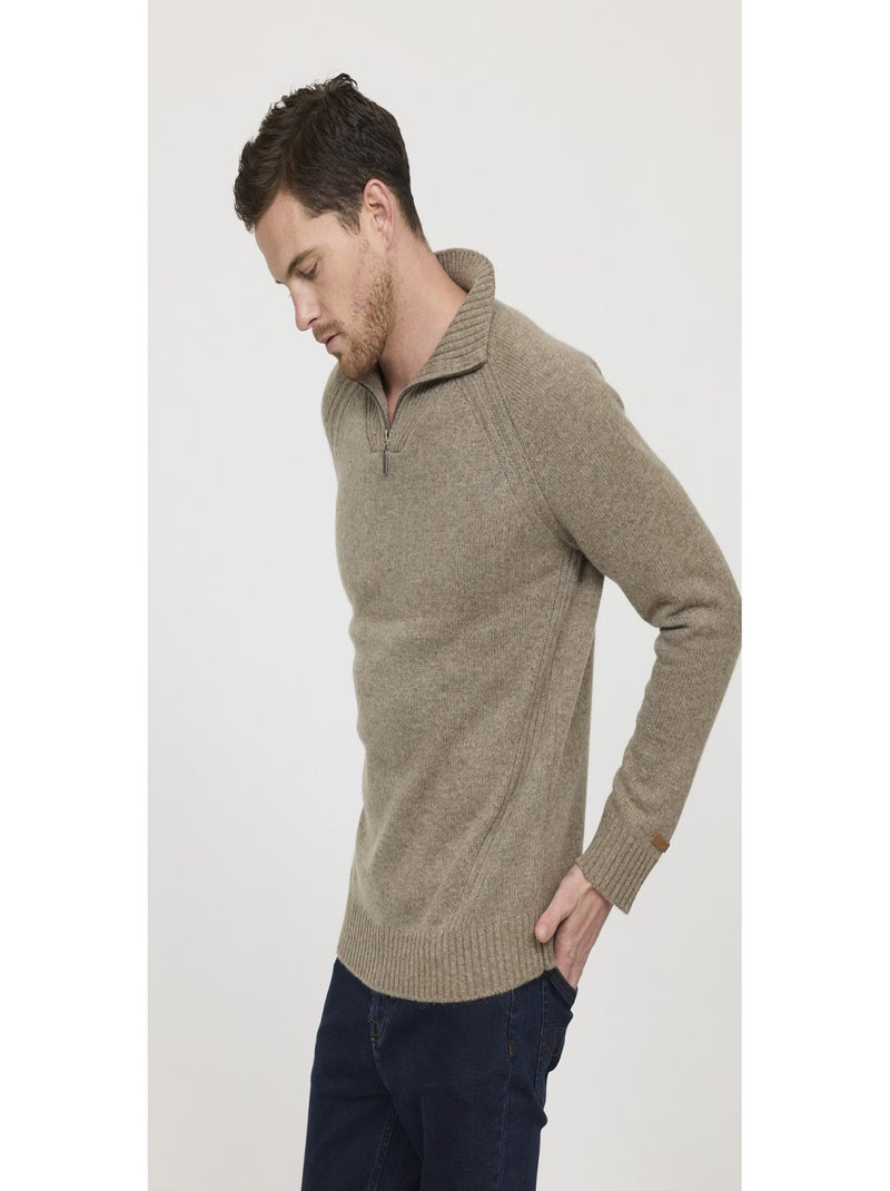 Lee Cooper - Pull CHALOK Taupe Taupe - Kiabi