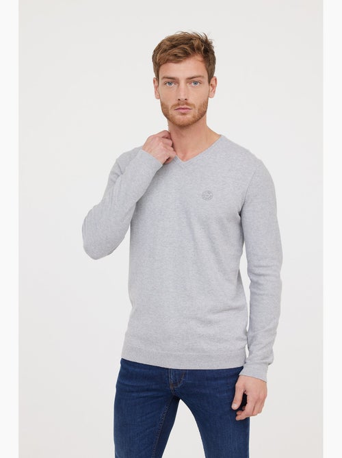 Lee Cooper - Pull Cifar Gris chine - Kiabi