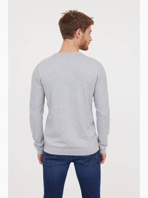Lee Cooper - Pull Cifar Gris chine - Kiabi