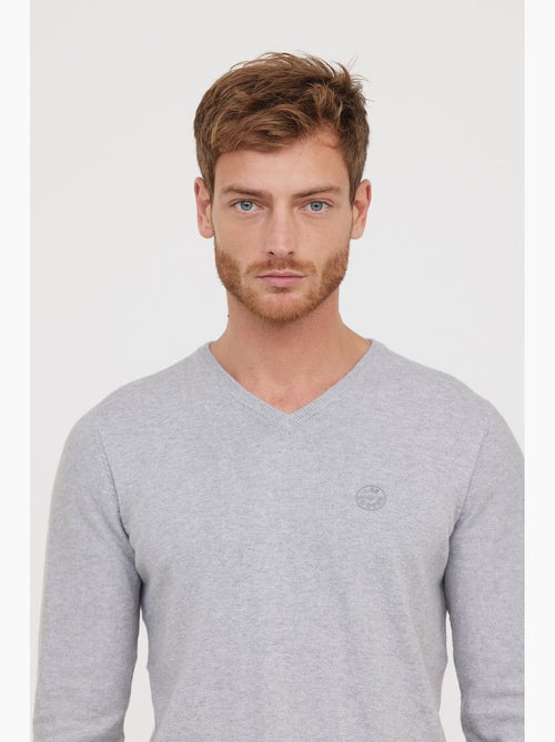 Lee Cooper - Pull Cifar Gris chine - Kiabi