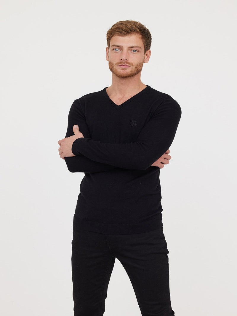 Lee Cooper - Pull CIFAR Noir Noir - Kiabi