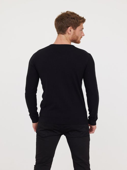 Lee Cooper - Pull CIFAR Noir - Kiabi