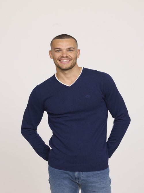 Lee Cooper - Pull CIRAKO Bleu marine - Kiabi Lee Cooper - Pull CIRAKO Bleu marine - Kiabi