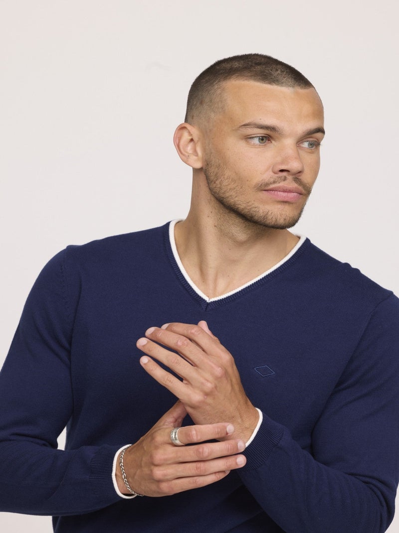 Lee Cooper - Pull CIRAKO Bleu marine Bleu - Kiabi