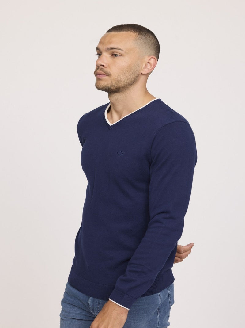 Lee Cooper - Pull CIRAKO Bleu marine Bleu - Kiabi