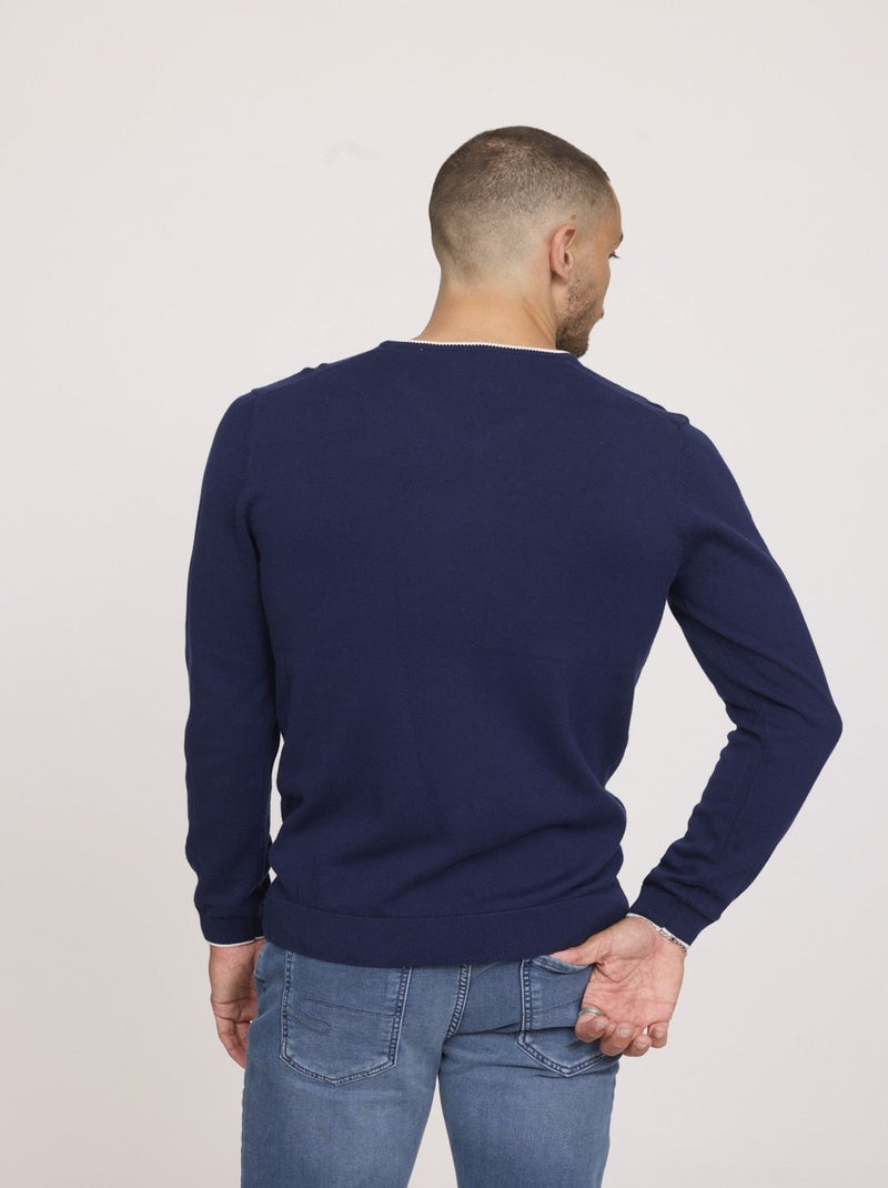 Lee Cooper - Pull CIRAKO Bleu marine Bleu - Kiabi