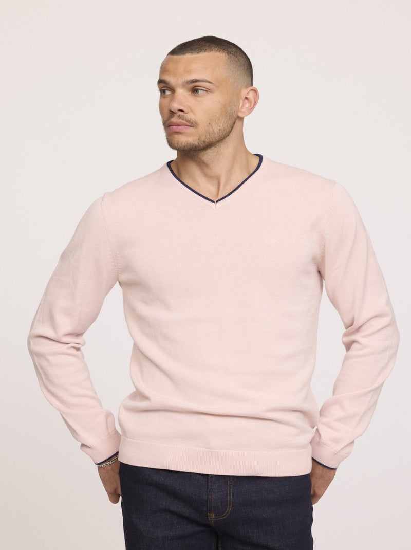 Lee Cooper - Pull CIRAKO Rose Dragée Rose - Kiabi