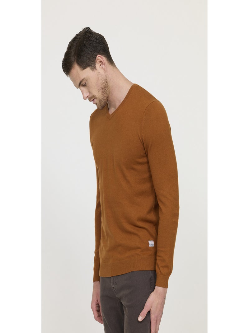 Lee Cooper - Pull CIVO Erable Marron - Kiabi