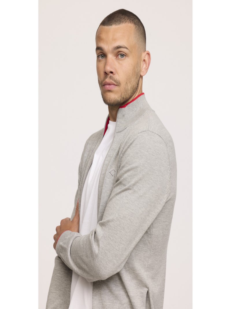 Lee Cooper - Pull CLAES Gris chiné Gris - Kiabi