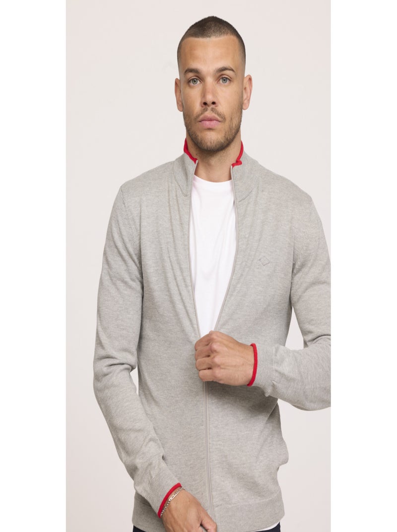 Lee Cooper - Pull CLAES Gris chiné Gris - Kiabi