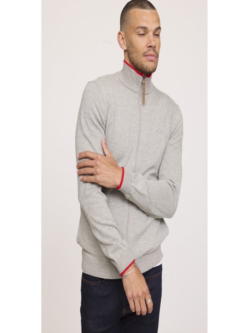 Lee Cooper - Pull CLAES Gris chiné Gris - Kiabi