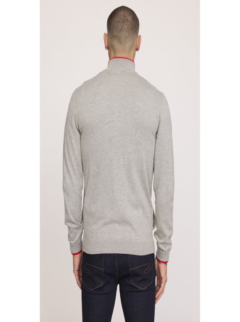 Lee Cooper - Pull CLAES Gris chiné Gris - Kiabi