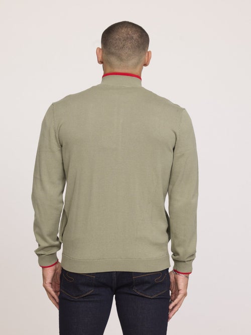 Lee Cooper - Pull CLAES Kaki vert - Kiabi