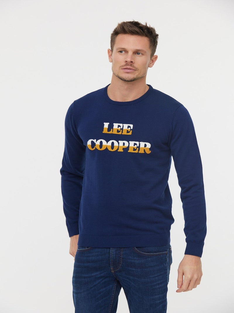 Lee Cooper - Pull CLUZALI Marine Bleu - Kiabi