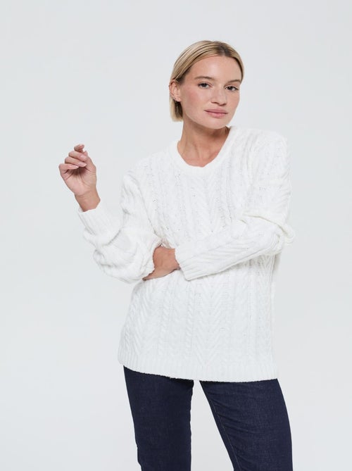 Lee Cooper - Pull Cofoncy Ivory - Kiabi