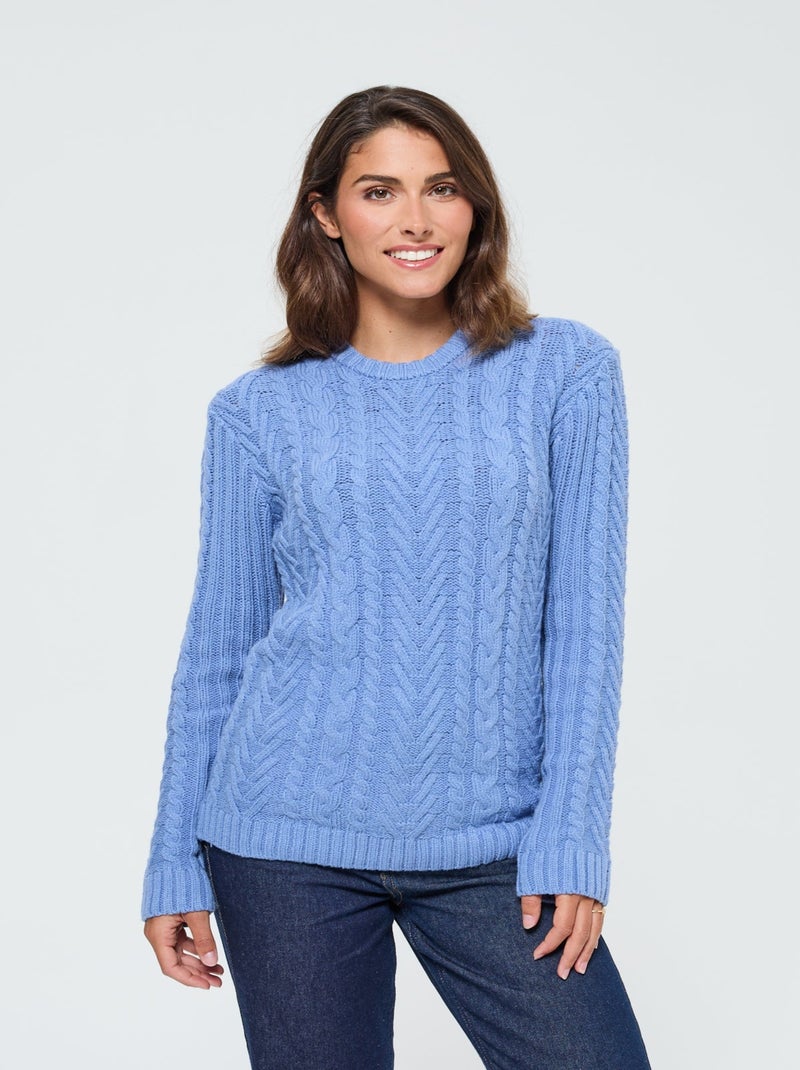 Lee Cooper - Pull Cofoncy Sky Blue Chiné Bleu ciel - Kiabi