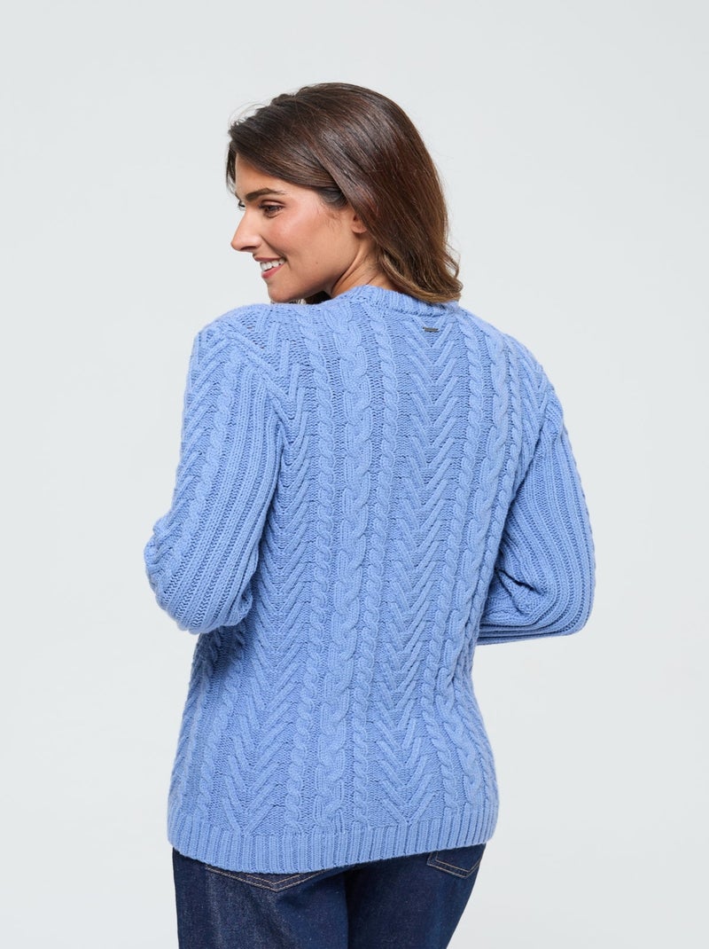 Lee Cooper - Pull Cofoncy Sky Blue Chiné Bleu ciel - Kiabi