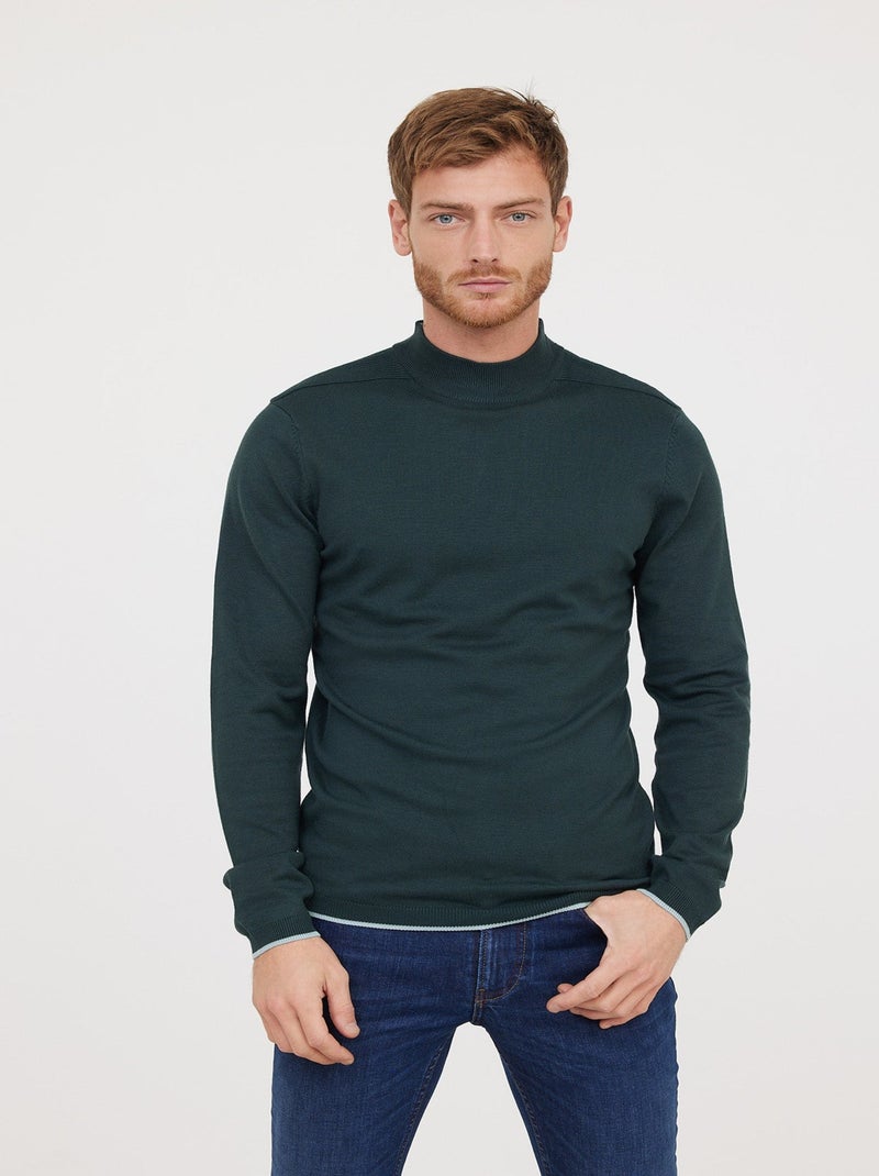 Lee Cooper - Pull COLEO Vert Profond Vert - Kiabi