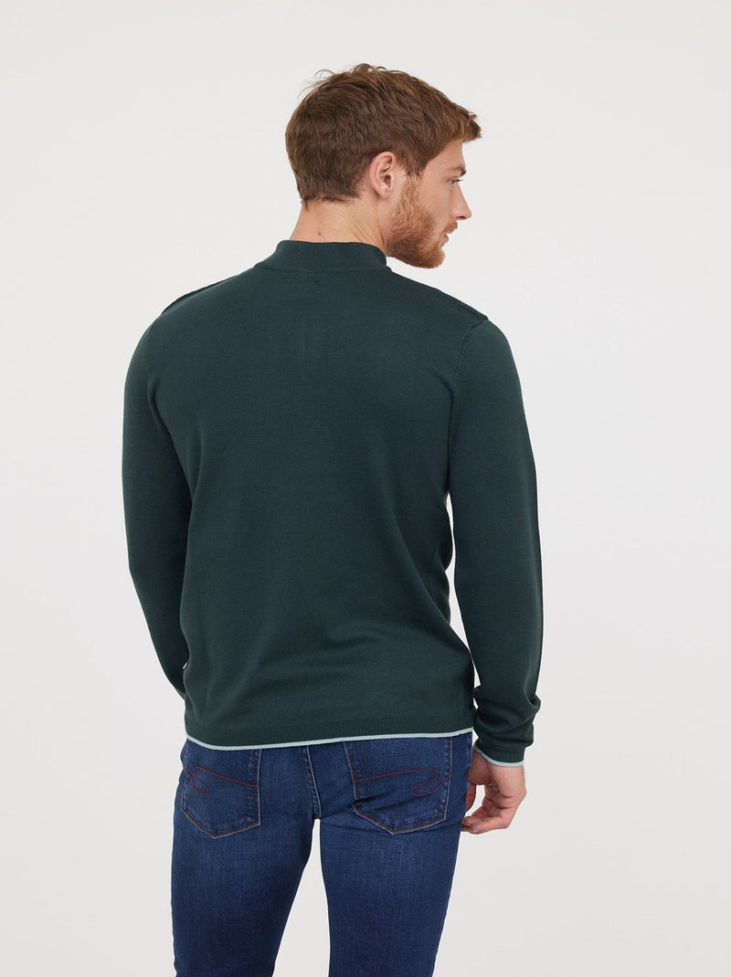 Lee Cooper - Pull COLEO Vert Profond Vert - Kiabi