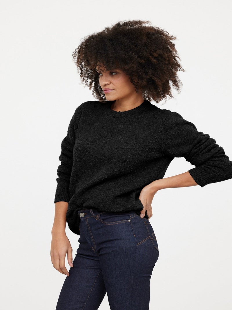 Lee Cooper - Pull COLINA Black Noir - Kiabi