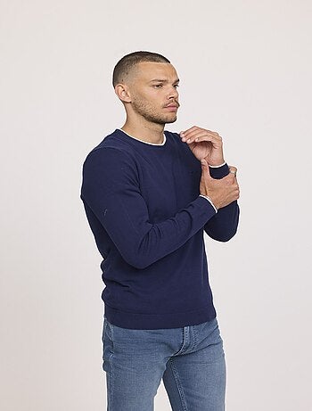 Lee Cooper - Pull COLIRO Bleu marine
