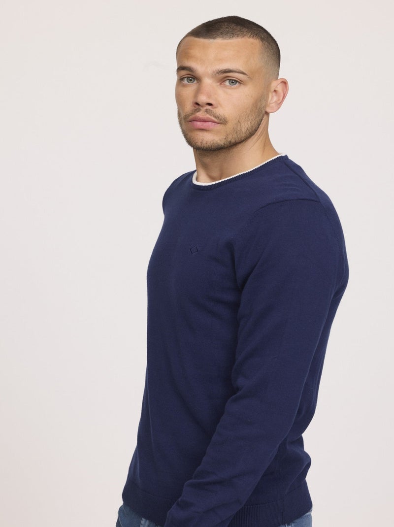 Lee Cooper - Pull COLIRO Bleu marine Bleu - Kiabi