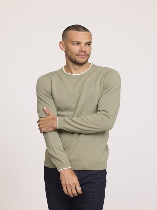 Lee Cooper - Pull COLIRO Kaki vert - Kiabi
