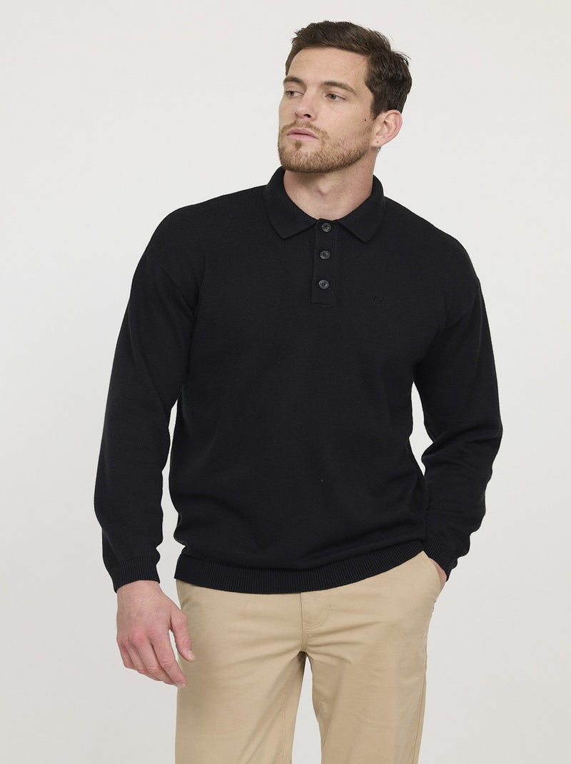 Lee Cooper - Pull COMAN Black Noir - Kiabi