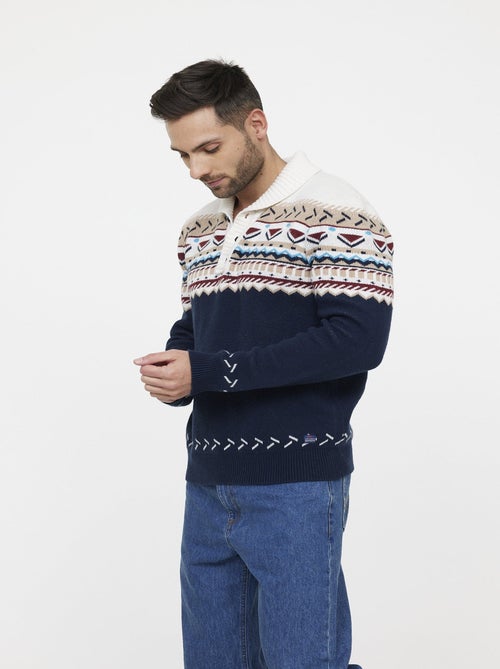 Lee Cooper - Pull COMIKO Navy - Kiabi