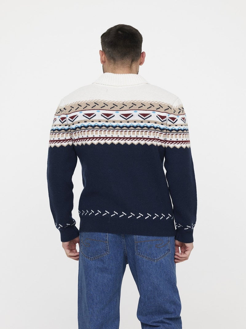 Lee Cooper - Pull COMIKO Navy Bleu - Kiabi