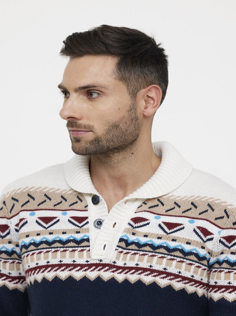 Lee Cooper - Pull COMIKO Navy Bleu - Kiabi