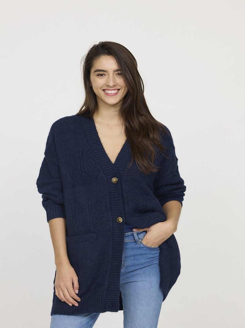 Lee Cooper - Pull CONNA Navy Bleu - Kiabi