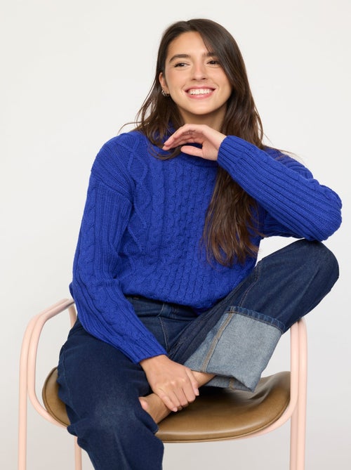 Lee Cooper - Pull Copoyo Bleu drapeau - Kiabi