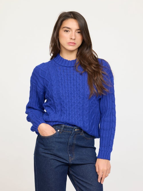 Lee Cooper - Pull Copoyo Bleu drapeau - Kiabi