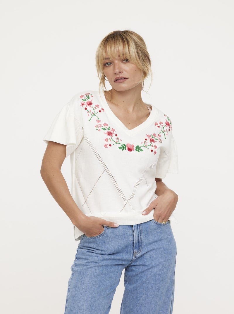 Lee Cooper - Pull CORA Ivory Ivoire - Kiabi