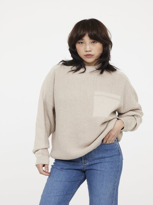 Lee Cooper - Pull CORALO Argile Beige - Kiabi